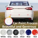 MOCNT Kit de Sensor de Aparcamiento Coche 4 Sensores de Aparcamiento Sistema Radar Inverso Traseros Sensores de Estacionamiento Marcha Atrás Alarma de Sonido Negro - 3