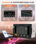 DAB/DAB+ 7 Inch Touchscreen 2 Din Car Radio Wireless Carplay Android Auto Double Din Car Stereo Head Unit Mirror Link, Bluetooth, FM, EQ SWC/USB/TF/AUX/Backup Camera - 4