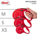 Croci C5055147 Guinzaglio Flexi New Classic Cord, Rosso - 7