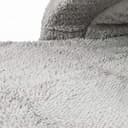 proudpet Cat Pouch Bed Cosy Grey Fleece Pet Igloo Hideaway - 5