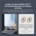 XIAOMI Robot Vacuum 5 Pro - Succión de 20.000 Pa, IA para Evitar obstáculos, Detección automática de Suciedad, Láser dToF, Brazos robóticos duales, Autolimpieza a 80 °C para Mejor Rendimiento - 8