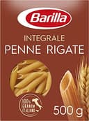 Barilla Penne Rigate Integrali - Pasta integral (10 unidades, grano entero, 100% italiana, 500 g) - 1