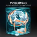 Hisense DHQE900UWDC Asciugatrice A Pompa Di Calore, 9 Kg, D, Bianco, Big Display, 15 programmi, Refresh - 6