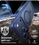 TORRAS Guardian-Mag für iPhone 17 Pro Hülle für MagSafe (Zertifizierte Militärschutz und Magnetkraft) Handyhülle iPhone 17 Pro Case Extrem Haltbarkeit Hülle Stoßfest Kratzfest Cover, Matt Blau - 4