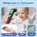No-Touch Forehead Thermometer for Adults,Kids,Infrared Digital Baby Thermometers, Accurate Reading with Large Display, Mute Mode, Fever Alarm,Memory Recall - 5