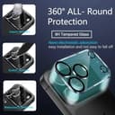IMBZBK für iPhone 17 Pro Max für Panzerglas Sichtschutz, Auto-Installation, mit Kameraschutz, Anti Spy 9H+ Härte Privacy Schutzfolie, Militärstandard Schutz Folie, Anti-Kratzer, 3+3 Stück - 5