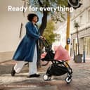 Stokke YOYO3 Stroller with Newborn Pack (Black) - Includes Frame (Black), Mattress, Five-Point Harness, Extendable Canopy, Padded Shoulder Strap & Protective Storage Bag - 2
