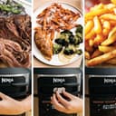 Ninja Foodi MAX Olla eléctrica multifunción con SmartLid, 7,5 l, 14 funciones de cocción en 1, Olla a presión, Freír con aire, Cocción lenta, Parrilla y más, sensor digital, acero inoxidable, OL750EU - 3