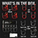 NOCO GENIUS2X4: 8A 4-Bank Smart Battery Charger (2A/Bank) - 6V/12V Automatic Maintainer, Trickle Charger & Desulfator with Overcharge Protection & Temperature Compensation – For Lead-Acid & Lithium - 7