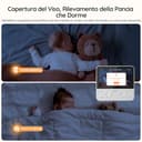 Boifun Baby Monitor con Telecamera 5.5” 4MP Visione Notturna HD, App 2.4G/5G & Monitor Senza WiFi, AI Sicurezza (Viso Coperto e Pancia in Giù), Rilevamento Pianto, Audio Bidirezionale,Batteria 4000mAh - 3