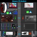 iFreGo 2 Din Autoradio mit Wireless Carplay & Android Auto, Autoradio Bluetooth mit Bildschirm Touchscreen, AM/FM Radio,7 LED Farben,Mirror Link,Radio mit Rückfahrkamera,RDS,USB - 3