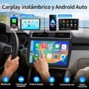 Haudio Autoradio 2 DIN con Apple CarPlay y Android Auto, Pantalla HD de 10.1 Pulgadas, Cámara de Marcha atrás HD, 2+64GB, GPS, Bluetooth, Control Voz, Mirror Link, FM/Am/AUX, para Todos los Vehículos - 2