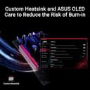 ASUS ROG Swift OLED PG32UCDP Monitor Gaming con Pannello WOLED da 32” pollici (31,5) 4K 240Hz / FHD 480Hz, Tempo di Risposta 0,03ms, G-SYNC, OLED Care, USB Type-C, VESA DisplayHDR 400 True Black, Nero - 6