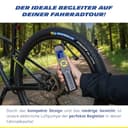 MICHELIN Akku Mini Kompressor 10 Bar – Tragbar & Digital | Perfekt für Auto, Fahrrad, E-Bike, Motorrad, Wohnwagen & Anhänger | 150 PSI, 7,4 V /2500 mAH | LCD-Display, LED-Licht - 5