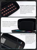 Orzly Custodia per Nintendo Switch 2, custodia protettiva da viaggio con pad per lo schermo, schede di gioco e slot MicroSD con tasche per gli accessori della console - 5