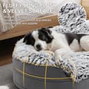 Gimars Letto ortopedico per cani di taglia extra grande 9,5 cm, con schiuma a forma di uovo 28D, fodera impermeabile per cuccioli, anziani - 3