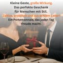 Cocoono Geldbörse aus Echtleder mit RFID-Schutz – Klassisches Portemonnaie/Geldbeutel Herren mit Münzfach, Reißverschlussfach & Kartenfächern – Robustes Leder Portmonee Herren in (Schwarz, 12cm) - 5