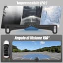 VASTEND Wireless Telecamera Retromarcia 5 Pollici HD 1080P Monitor, IP69 Impermeabile IR Visione Notturna Telecamera Posteriore, 150° Grandangolare, per Camion, Camper, Pickup, SUV - 6