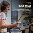 Roland TD-02K V-Drums | Batteria Elettronica Compatta Entry-Level con una Suonabilità Espressiva, Stand dall'Altezza Regolabile ed Espansione Bluetooth Opzionale - 4