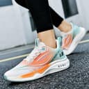 Generisch Scarpe da corsa professionali da uomo, scarpe da ginnastica, traspiranti, comode, leggere, per attività all'aria aperta, per il fitness, per la palestra, per lo sport, bianco, 44 EU - 2