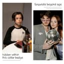 COYUN 2 Pcs Spille Zaino, Spille Smaltate, Creative Distintivi Satirici Divertenti, Funny Enamel Pin Metal Personalizzata Spilla, Piccole Spilles, Per Zaini, Cappelli e Decorazioni Di Abbigliamento - 4