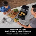 Ninja Friggitrice ad Aria MAX, 6.2L Digitale, 5 in 1, Antiaderente, Cottura Senza Olio, per Arrostire, Cuocere al Forno, Formato Famiglia, Cestello e Piastra Lavabili in Lavastoviglie, Grigio AF180EU - 8