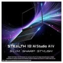 MSI Stealth 18 AI Studio Gaming Laptop, Intel Ultra 9-185H, 64GB DDR5 RAM, 1 TB PCle SSD, 18" QHD+ (2560x1600) 240Hz, Nvidia G-Force RTX 4080, Tastiera retroilluminata, W11 Home - 6