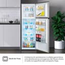 Hisense RT327N4ACE Frigorifero Doppia Porta a libera installazione Total No Frost, sistema di ventilazione Multi Air Flow, Larghezza 55 cm, Colore Inox, Capacità netta 249 L - 9