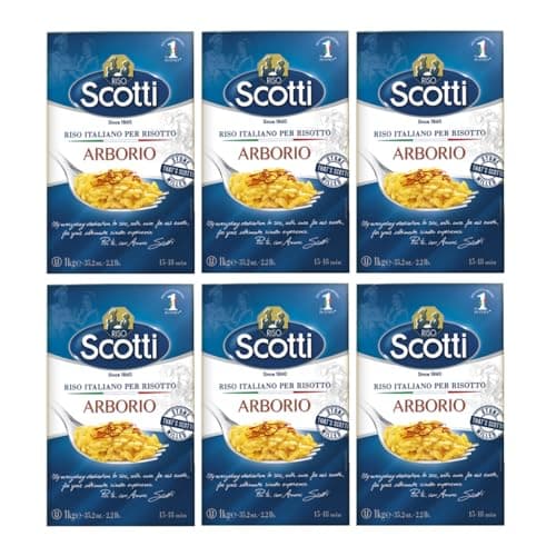 Riso Scotti Riso italiano Arborio-Reis Italien inkl. FeinWert E-Book (6 x 1kg)