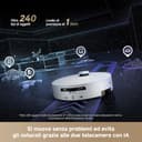 DREAME Aqua10 Ultra Track Complete Robot Aspirapolvere, Lavaggio 45 °C, Supera Ostacoli di 6 cm, Auto-pulizia Mocio, Aspirazione da 19.500 Pa, 0 Grovigli, Evita Oltre 240 Oggetti, Controllo Vocale - 8