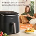 COSORI Friggitrice ad Aria Turbo Blaze 6 Litri, Air Fryer con DC Motore Tecnologia, 9 Funzioni & 5 Velocità della Ventola Automatica, 110 Ricette & 96 Tabelle di Cottura degli Ingredienti, 1725W - 8