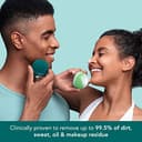 FOREO LUNA 4 go, spazzola per pulizia viso e massaggio viso rassodante, Favorisce l'assorbimento delle formule di skincare, Dispositivo da viaggio, Per tutti i tipi di pelle, Evergreen - 3