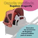 Bugaboo Capota ventilada Dragonfly, extensible para una protección adicional y una protección solar óptima, repelente al agua, Sunrise Red - 2