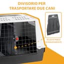 Ferplast ATLAS CAR 100 Trasportino per Cani da Auto con Tappeto Drenante e Portaoggetti, Maniglie, Griglia Ventilazione, Doppia Apertura Scorrevole con Chiusura Sicura, Max 40 kg, 100 x 60 x h 66 cm - 7