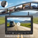 VASTEND Telecamera Retromarcia Wireless Solare con Monitor 7", Sistema di Retromarcia Digitale HD 1080P, Batteria 10000mAh & Attacco Magnetico, IP69K Impermeabile per Camper, Camion, Rimorchio - 8