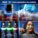 Oral-B Spazzolino Elettrico Ricaricabile iO 3 Nero, 1 Spazzolino Elettrico, 1 Testina Di Ricambio, Custodia Da Viaggio + Dentifricio Oral-B Advanced Protezione Gengive, Pulizia Denti Efficace - 3