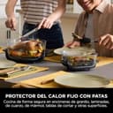 Ninja CRISPi Freidora de Aire portátil, 3,8 l, 4 en 1, freír con Aire, Asar, Mantener Caliente y gratinar, diseño Compacto, Incluye 2 recipientes de Vidrio extraíbles y Tapas, 1700 W, Gris, FN101EUGY - 15