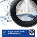 Samsung Lavatrice Slim AI Control WW90DG6G94LK/U3 Libera installazione, 9 Kg, Wifi, Ecodosatore, AI Energy Mode, Carica Frontale, Corpo: Bianco, Oblò e Pannello: Nero, 59,5l x 85h x 46,5p cm - 8