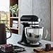 KitchenAid Artisan Food Processor Tilting Food Processor Dough Kneading Machine with 3 Accessories and Stainless Steel Bowl 4.8 L Matt Black - 4