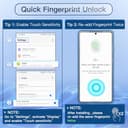 JETech Protector Pantalla de Privacidad para Samsung Galaxy S25 Ultra 5G, Antiespia Cristal Vidrio Templado, Compatible Huellas Dactilares ID, 2 Unidades - 2