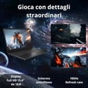 acer Nitro V15 Pc Gaming, Notebook Gaming Cpu Intel Core 7 240H, 32GB RAM DDR5, SSD 1TB, Display 15,6" FHD IPS 165 Hz, NVIDIA GeForce RTX 3050 (6 GB GDDR6), Tastiera Retroilluminata, Pc Portatile - 3