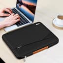 TECOOL 16 Zoll Laptoptasche Hülle für MacBook Pro 16 M4 M3 M2 M1 Pro/Max 2024-2019, Tasche ASUS Vivobook 16, Lenovo Thinkbook/Ideapad 16 Dell HP Laptop Wasserdicht Stoßfestes Schutzhülle, Schwarz - 3