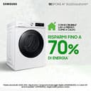 Samsung Lavatrice BESPOKE AI con Ecodosatore WW11BB744DGWS3 Libera installazione, 11 Kg, 1400 RPM, Classe A, Wifi, Vapore, Carica Frontale, 60l x 85h x 60p cm, Bianca con Oblò Nero - 5