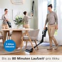 Bosch Akku-Staubsauger Unlimited 10 BTS1042WAC, Testsieger, kabellos, MicroClean Technology, TFT Display, HEPA-Filtersystem, 10 Jahre Motorgarantie, 2x 4 Ah Akku, LED-Licht, Schnellladegerät, weiß - 11