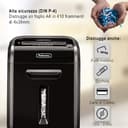 Fellowes distruggi documenti a frammento 79Ci, 16 fogli, per piccolo ufficio, da 1 a 3 utenti, cestino da 23 litri, distruggidocumenti con tecnologia Safesense e anti inceppamento, nero - 2
