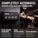 NOCO GENIUS2X4: 8A 4-Bank Smart Battery Charger (2A/Bank) - 6V/12V Automatic Maintainer, Trickle Charger & Desulfator with Overcharge Protection & Temperature Compensation – For Lead-Acid & Lithium - 5