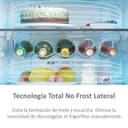 Haier 3D 60 Series 5 HTW5618ENMG - Frigorífico Combi, WIFI, Botellero, Funciones Inteligentes, 360L, My Zone, Cajón Humidity Zone, Total No Frost, Ancho 59,5cm, Motor Inverter, Luz LED, Inox - 5