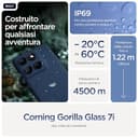 Motorola edge 60 con Moto AI 8/256GB, Fotocamera 50+50+10MP, selfie 50MP, Display 6.67" pOLED 120Hz, MediaTek Dimensity 24M, batteria 5200mAh, ricarica 68W, Android 15, PANTONE Gibraltar Sea - 6