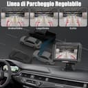 VASTEND Wireless Telecamera Retromarcia 5 Pollici HD 1080P Monitor, IP69 Impermeabile IR Visione Notturna Telecamera Posteriore, 150° Grandangolare, per Camion, Camper, Pickup, SUV - 7