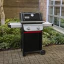 Weber Barbecue a gas Spirit E-210/2 bruciatori, accensione Snap-Jet, ruote resistenti e griglia di riscaldamento, superficie di 51 x 46cm, compatibile con le guide laterali Weber Works, nero/argento - 4